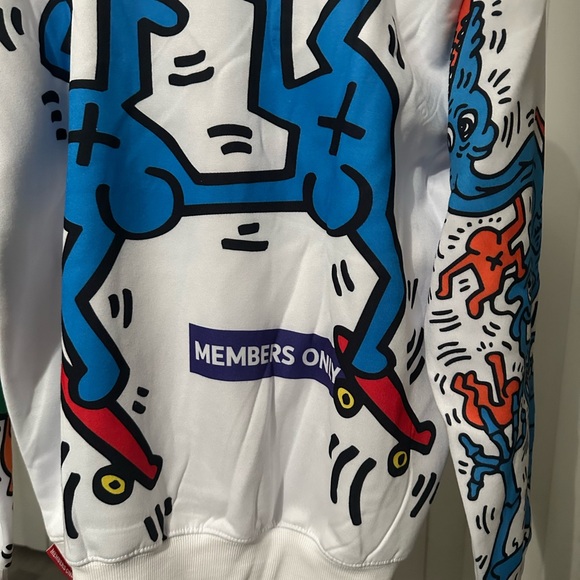 Keith Haring Members Only Art Hoodie - Picture 7 of 10